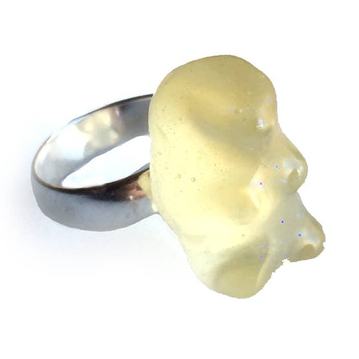 Bague d'ours Gummy Real - Bijoux de bonbons pour la vente par Glitterlimes
