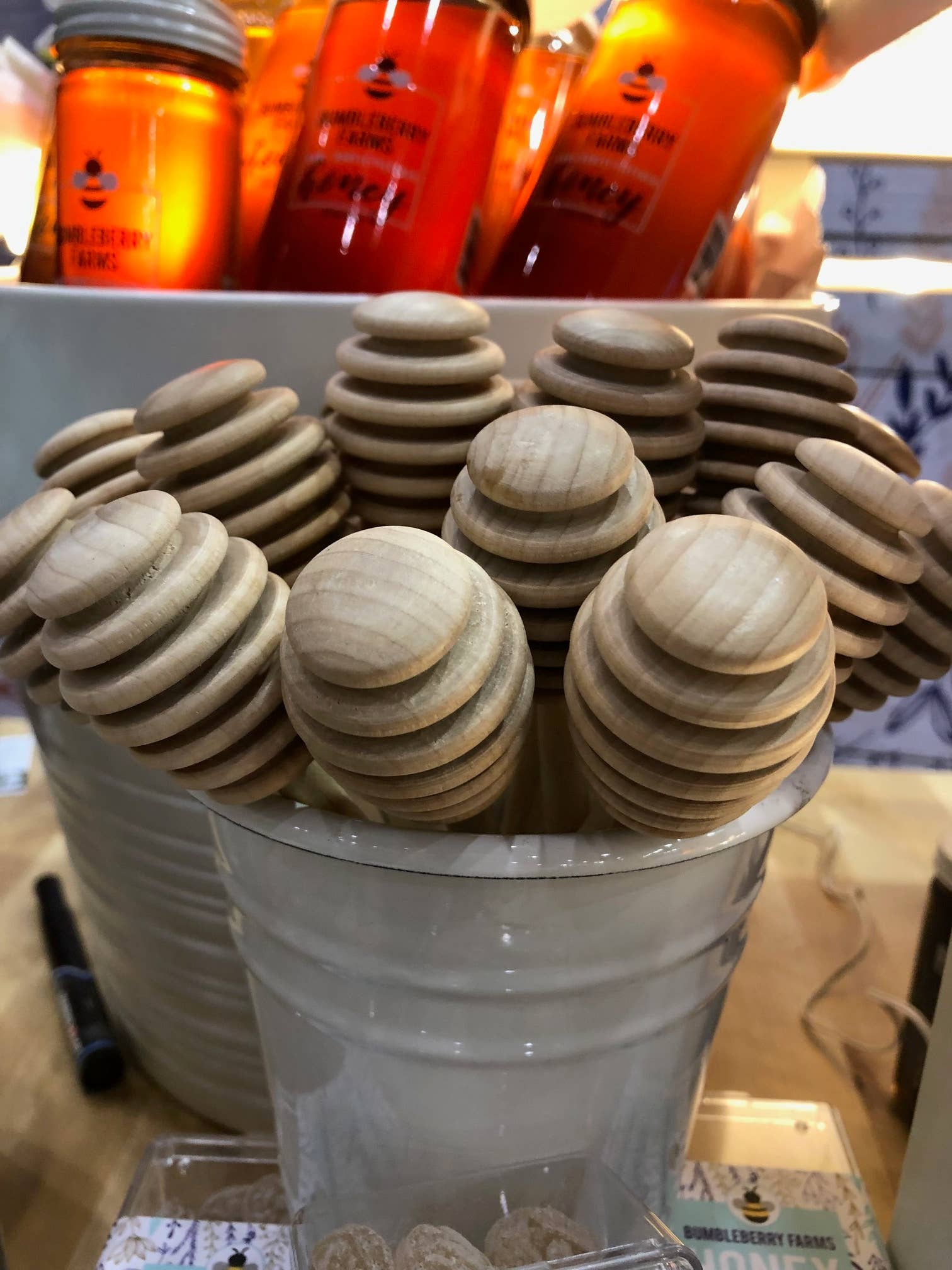 Bumbleberry Farms - Wholesale Honey Dipper - Set of 25 Honey Dipping Wands2