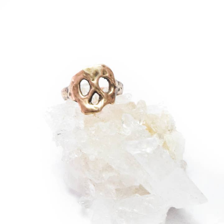 Morte Ring (Silver/14k Vermeil) for wholesale by Flight of Fancy