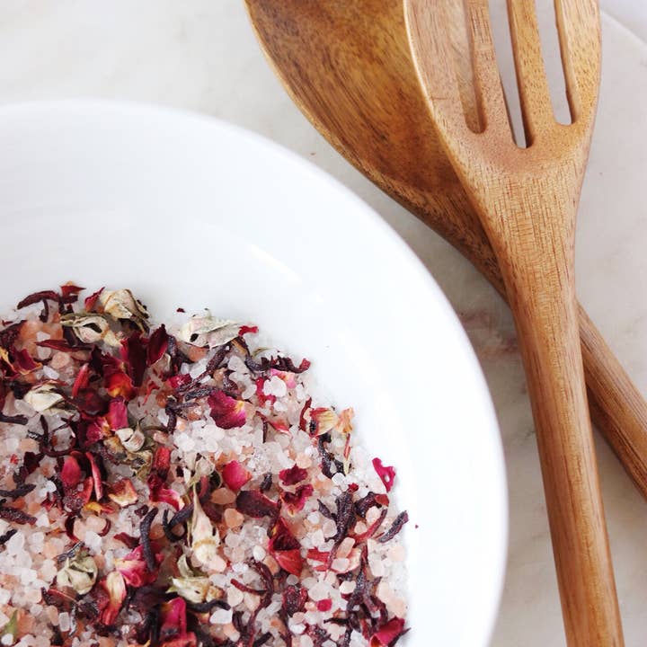 Pantry Products - Skin, Body, + Wellness - Wholesale Bath salts - Pretty In Pink Sea Salt Soak - Hibiscus Jasmine Bath Salt1