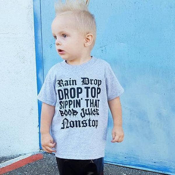 BLACK Star Kids grafite bambini-T-shirt
