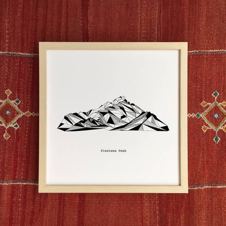 Piestewa Peak Phoenix Arizona - Stampa artistica, 30,5 x 30,5 cm per la vendita all'ingrosso da parte di Tim Plus April