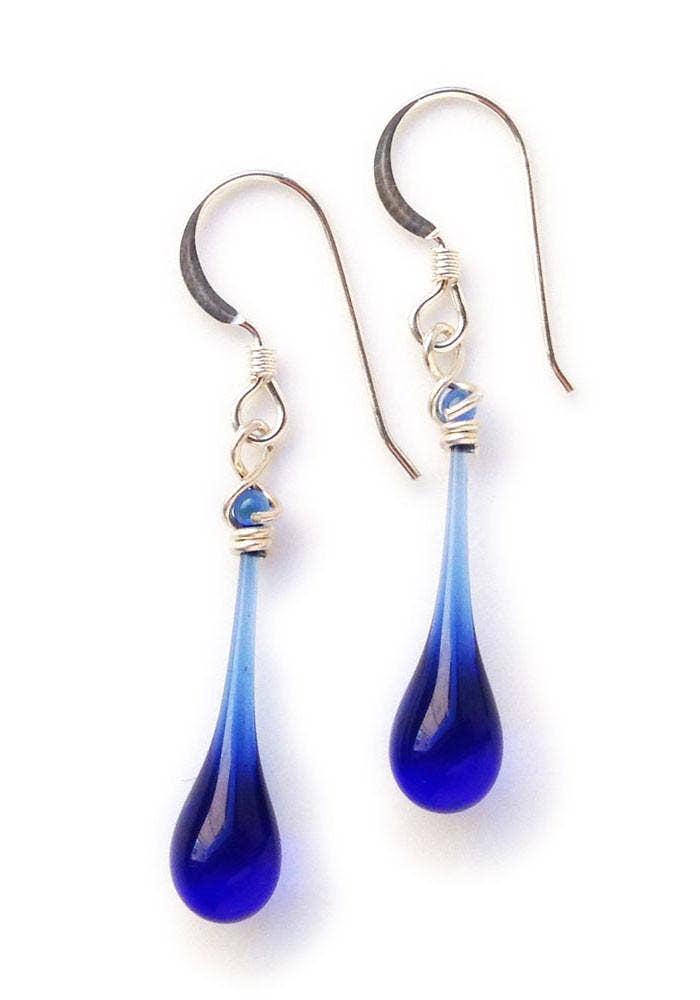 Sundrop Jewelry - Wholesale Dangle Earrings - Solaris Colorful Glass Teardrop Earrings19