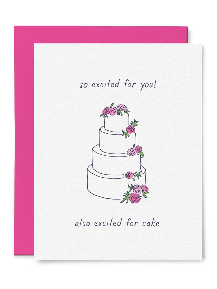 Bröllopstårta kort för wholesale av Tiny Hooray