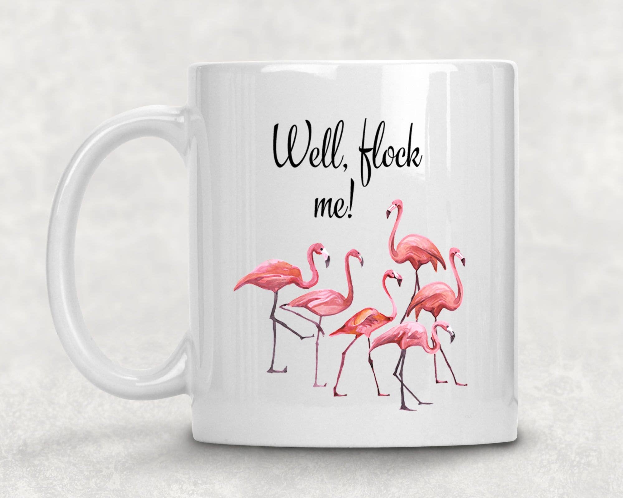 Dasha Alexander - Wholesale Coffee Mug - Flock Me Flamingo Mug1