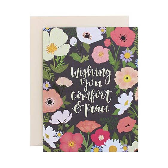 Tarjeta Confort y Paz para venta al por mayor de Alexis Mattox Design
