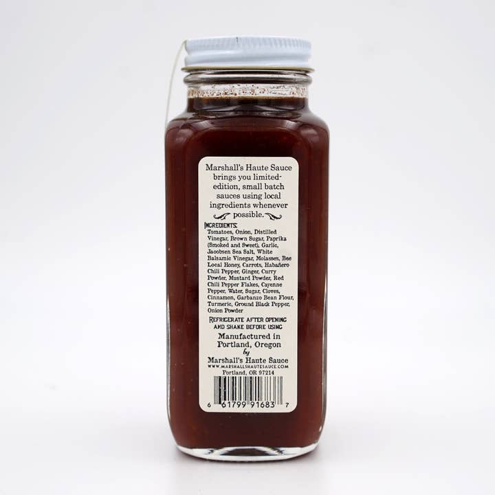 Marshall's Haute Sauce - Wholesale BBQ Sauce - Smoked Habanero Barbeque- Best BBQ Sauce1