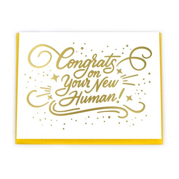 Congrats on your New Human! for wholesale by Paisley Paper Co.