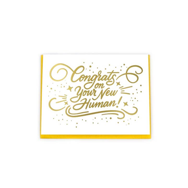 Congrats on your New Human! for wholesale by Paisley Paper Co.