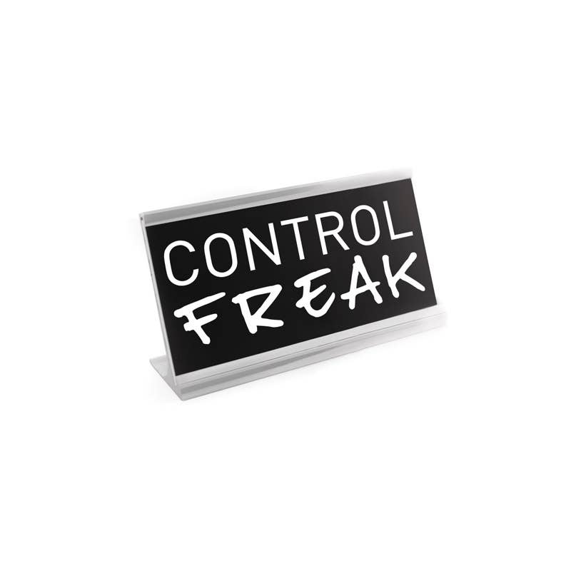 Wellspring - Vente Chevalets de bureau/de table - Panneau de bureau noir 4 po - Control Freak1