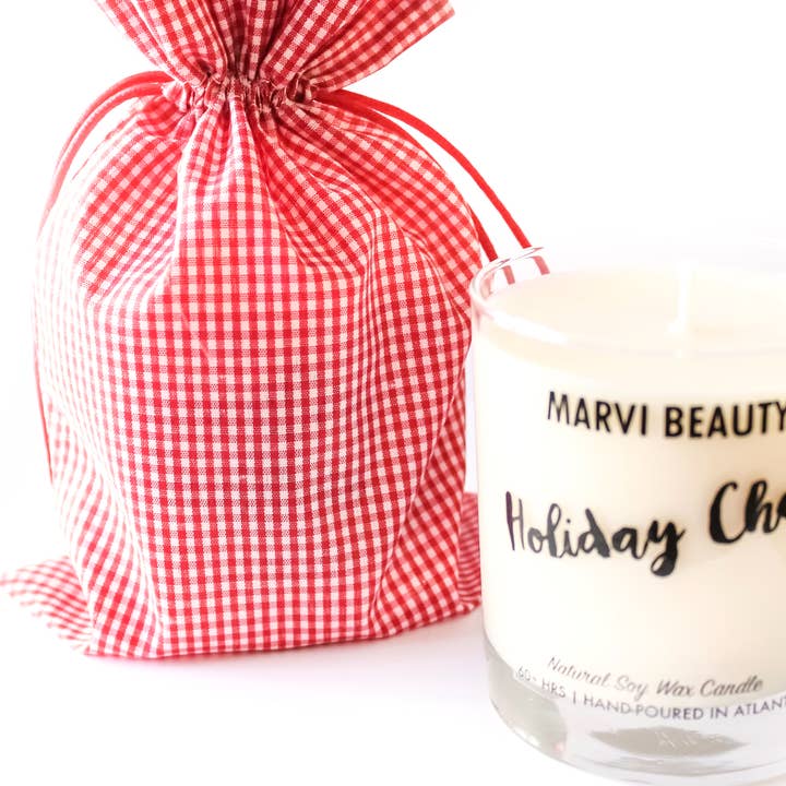 Marvi Beauty - Wholesale Jar/Filled Candle - Holiday Cheer Soy Wax Candle3