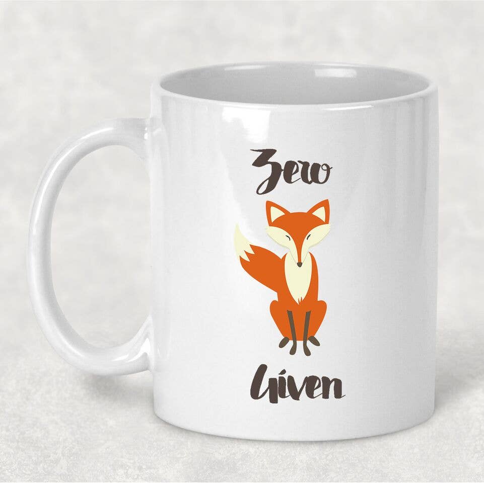 Dasha Alexander - Wholesale Coffee Mug - Zero Fox Given Mug0
