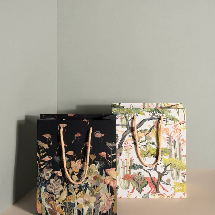 Red Cap Cards - Vente Pochette cadeau - Sac cadeau Flamant rose1