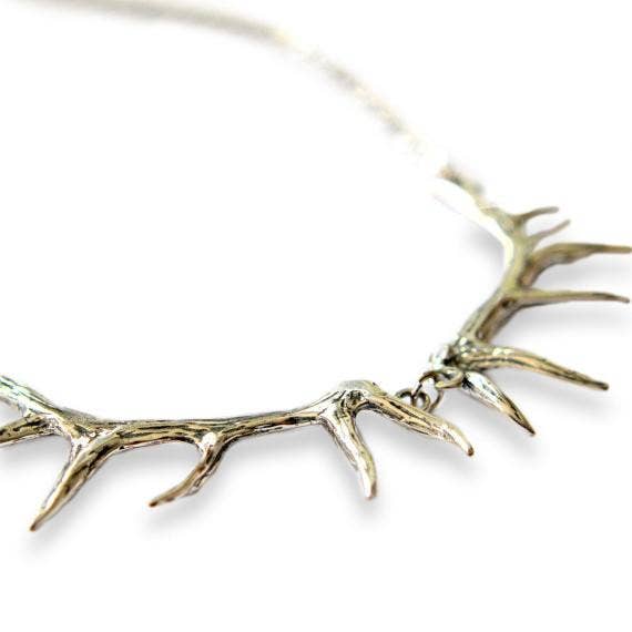 Elk on sale antler necklace