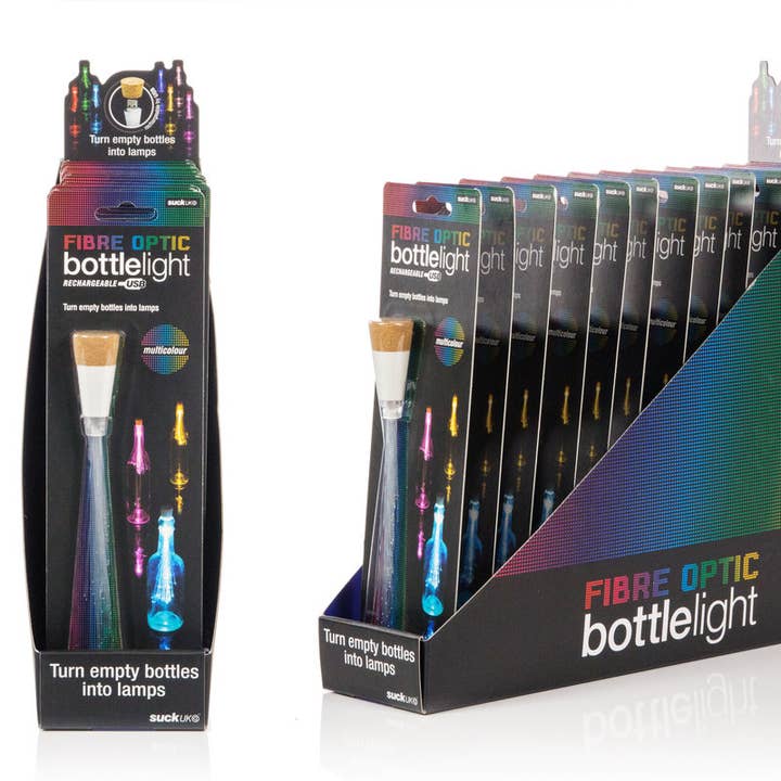 SUCK UK Ltd - USA - Wholesale String Lights - USB Rechargeable Fibre Optic Bottle Light4