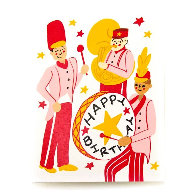 Birthday Band - Biglietto di compleanno per la vendita all'ingrosso da parte di Dote Note + Gift