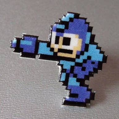 Mega Man Shooting Pin para venta al por mayor de 8-Bit Zero