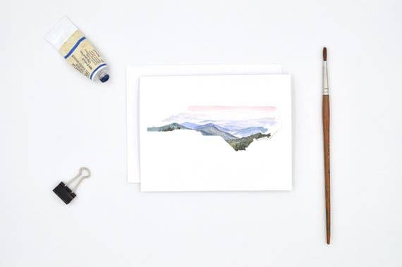 Rachel Alvarez Art - Wholesale Stationery/Notecard Set - North Carolina State Notecard Set3