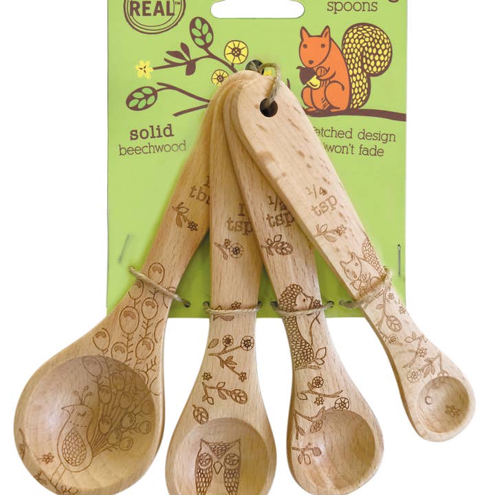 Woodland Measuring Spoons for wholesale by TALISMAN DESIGNS
