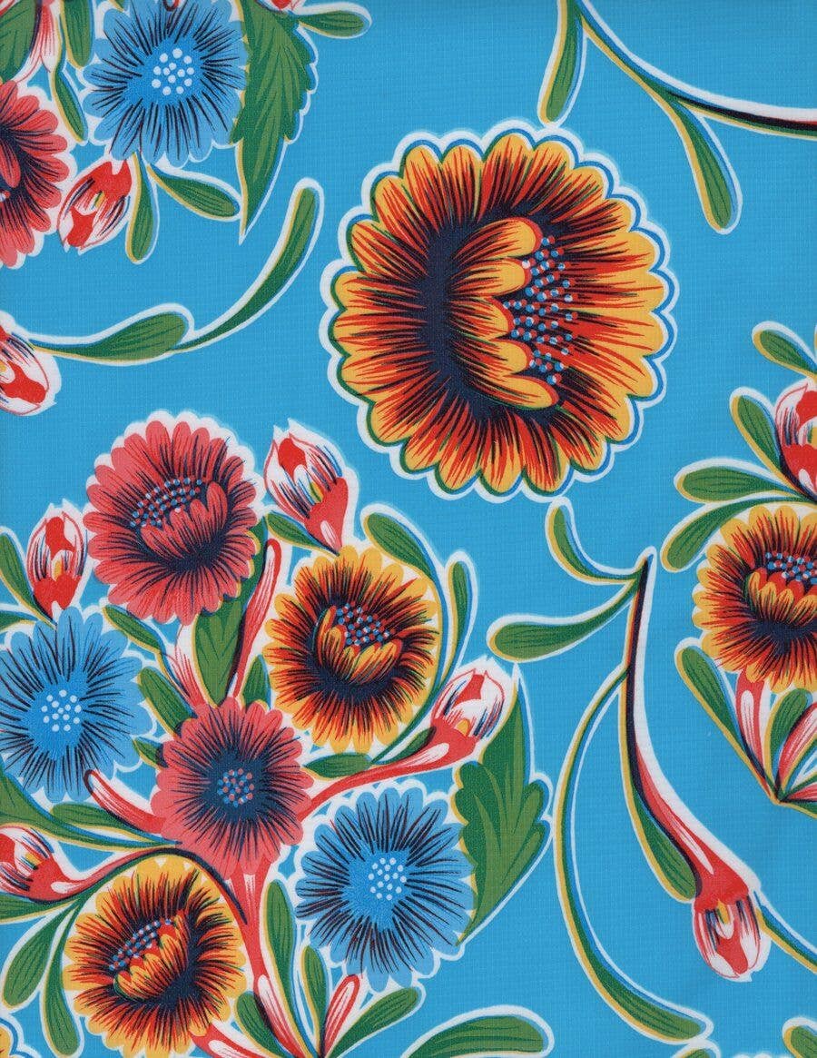 Oilcloth International - Wholesale Tablecloth - 47.5" Round Bloom Tablecloth1