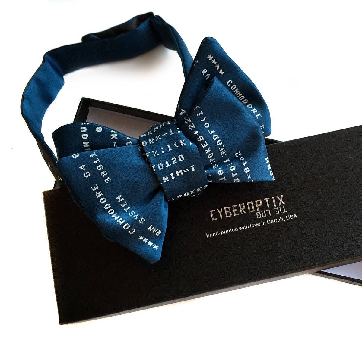 Cyberoptix Tie Lab - Wholesale Bow Tie - Men's - C64 BASIC Code Bow Tie9