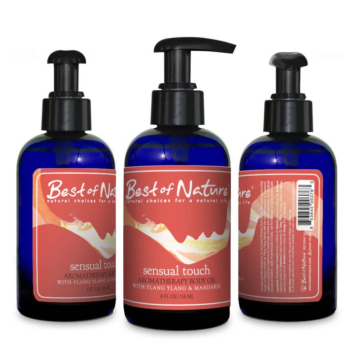 Best of Nature - Venta al por mayor Aceites de baño/corporales - Aceite Corporal Hidratante de Aromaterapia Sensual Touch, 8oz1