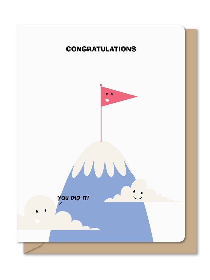 A2/4,25" x 5,5" | Cartão de Felicitações | Mt. Success por atacado de Maginating