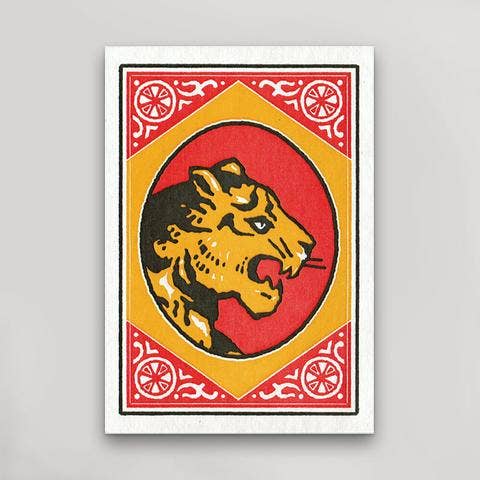 Tiger Postcard for wholesale by Hammerpress