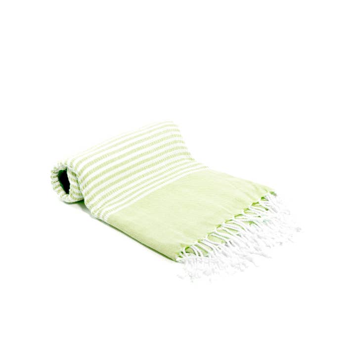 Buldano - Wholesale Beach Towel - Lime Green Hermes Bamboo Peshtemal Towel