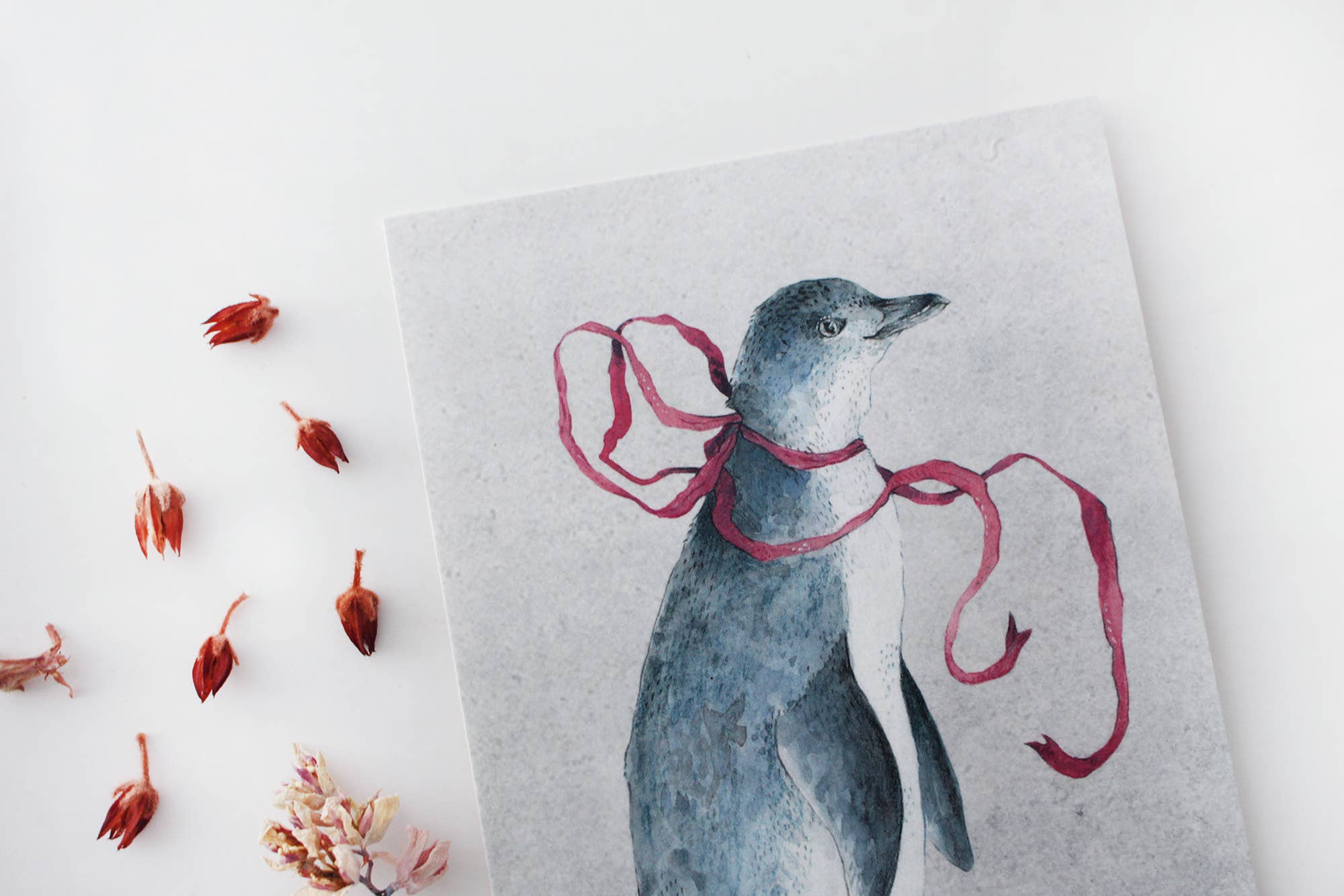The Blue Rabbit House - Wholesale Art Print - Penny the Penguin | 4x6 Inches Print1