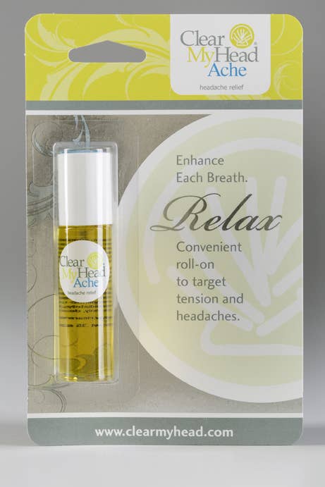 Clear My Head Ltd - Wholesale Essential Oil Roll-On - '2Go' SINUS /'Ache' HEADACHE Roll-On Split Pack Case5