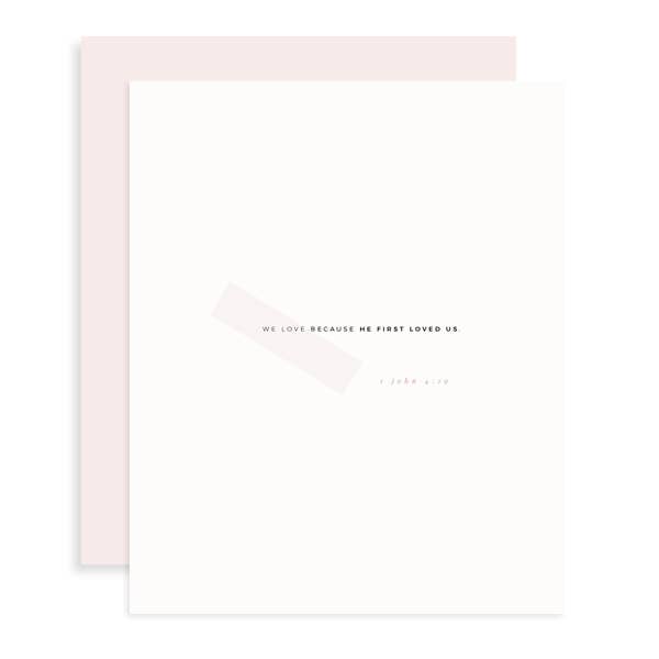 1 Juan 4:19 para venta al por mayor de Euni + Co.