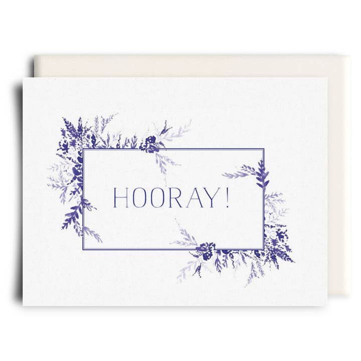 Hooray | Congratulations Greeting Card for wholesale by Inkwell Cards