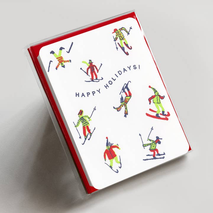 Happy Holidays Skiers - Box Set for wholesale by Hammerpress