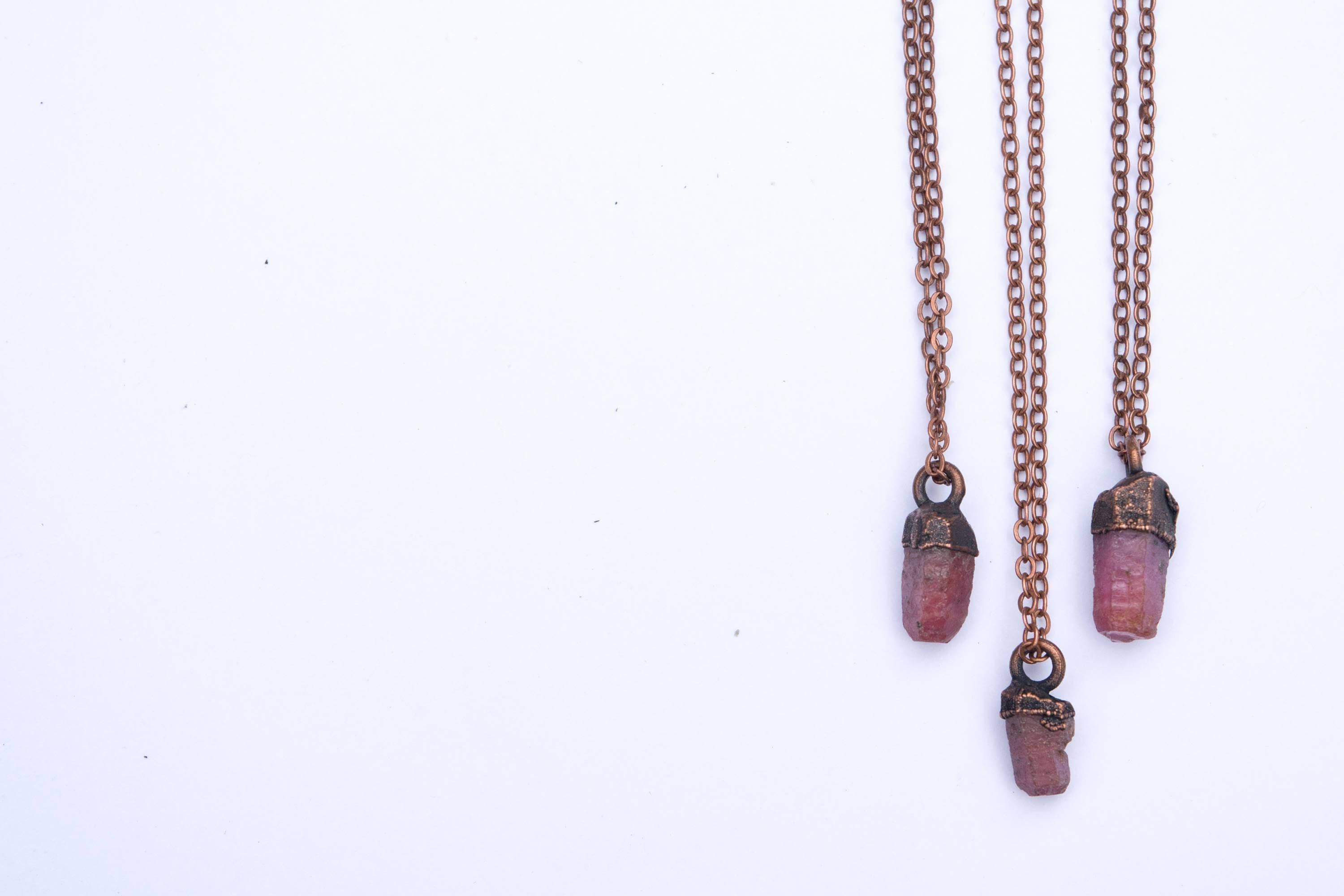 HAWKHOUSE - Wholesale Pendant/Charm Necklace - 18" Ruby Crystal Necklace1