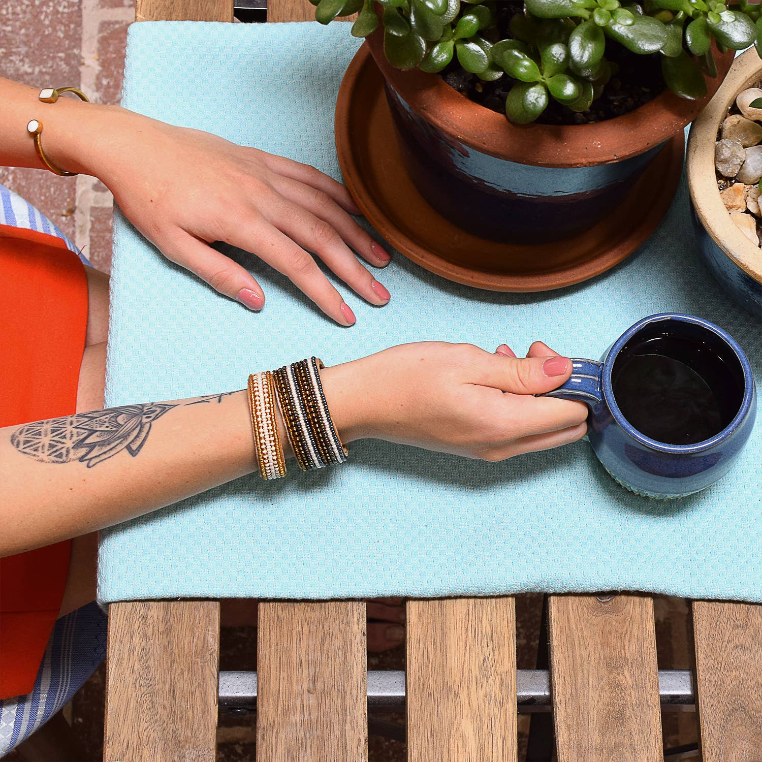 Swahili Coast - Vente Bracelet jonc - Collection de manchettes Soft Neutrals - Lot de 92