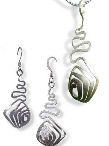 Nova Rose Set - Silver for wholesale by LeDanse Limited Edition Jewelry