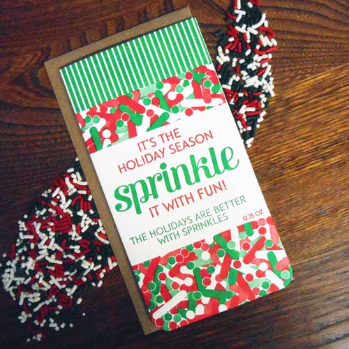 holiday sprinkles pack/6 for wholesale by a. favorite design
