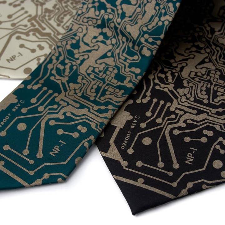 Circuit Board Print Necktie: Short Circuit Tie and other Purchase Wholesale circuit. Free Returns & Net 60 Terms on Faire trending on Faire.