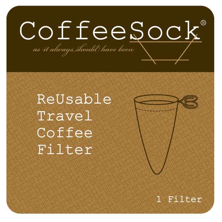 CoffeeSock – wholesale Kaffefilter – Återanvändbart ekologiskt kaffefilter - Resestil (1pk)