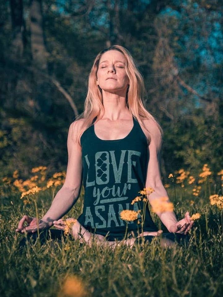 Love Your Asana Long Tank for wholesale by Love & Asana