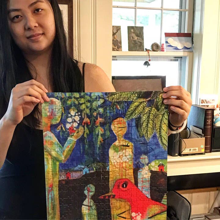 Art & Fable Puzzle Company, LLC – wholesale Puzzle – Adult – Woodland Walk; 500-Piece Velvet-Touch Jigsaw Puzzle3