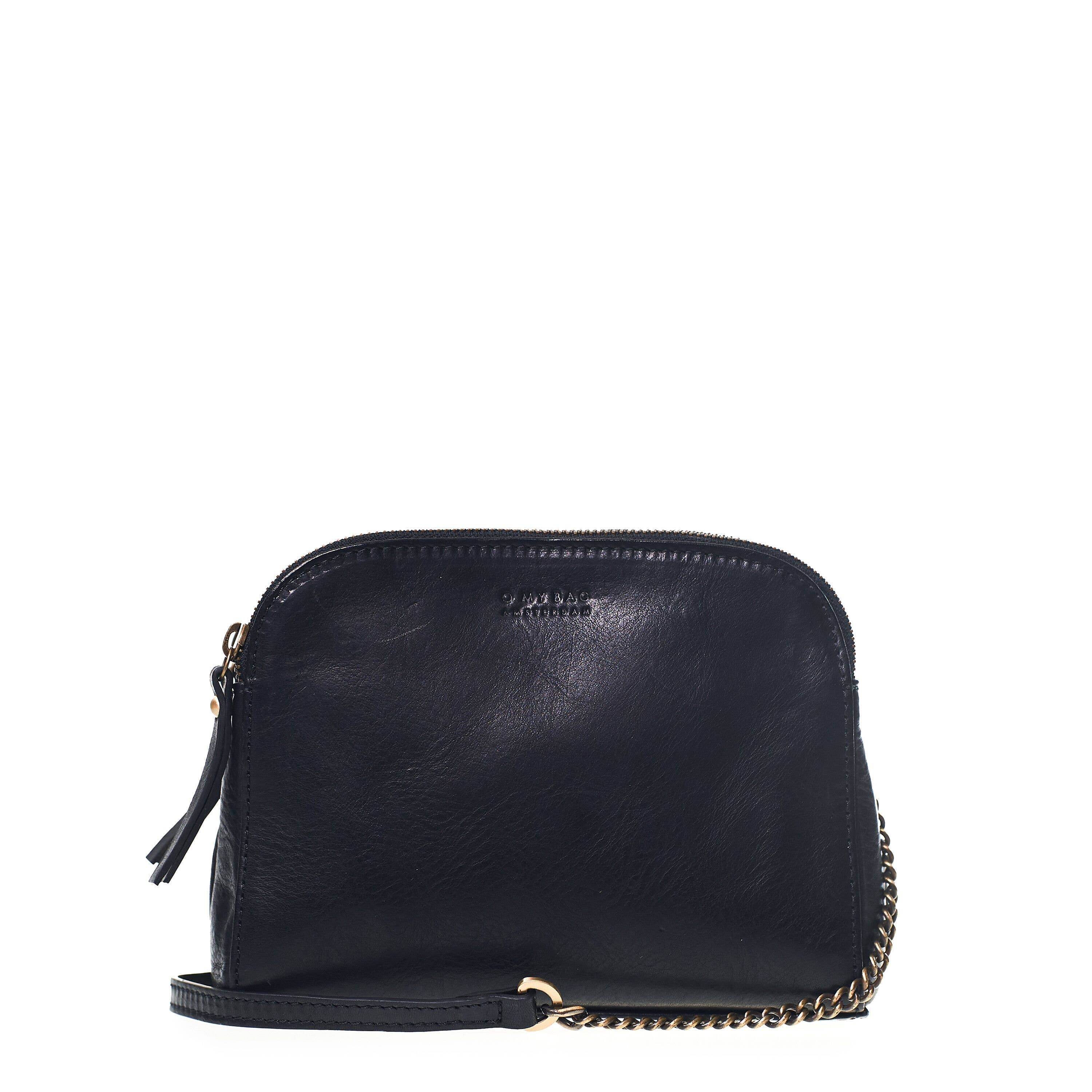 Olivia - Black Stromboli Leather