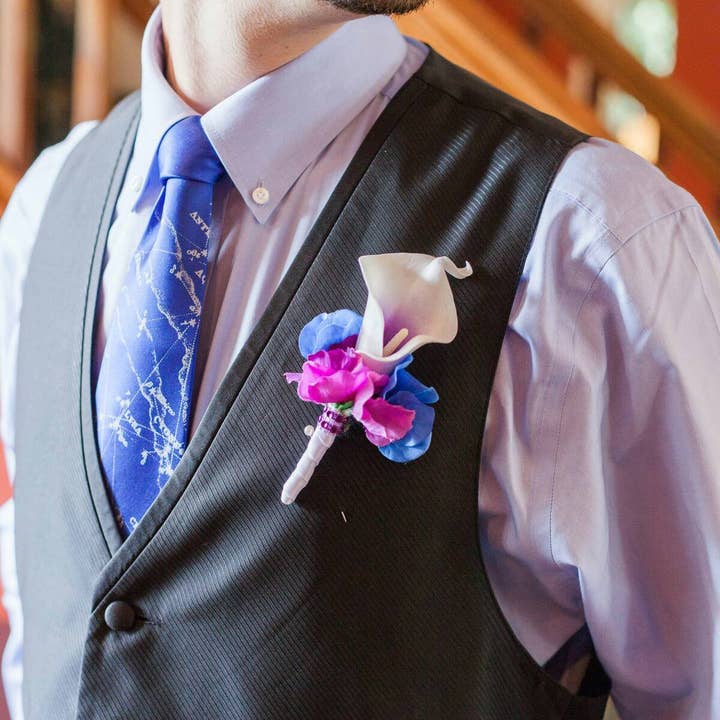 Cyberoptix Tie Lab - Wholesale Necktie - Men's - Milky Way Galaxy Necktie