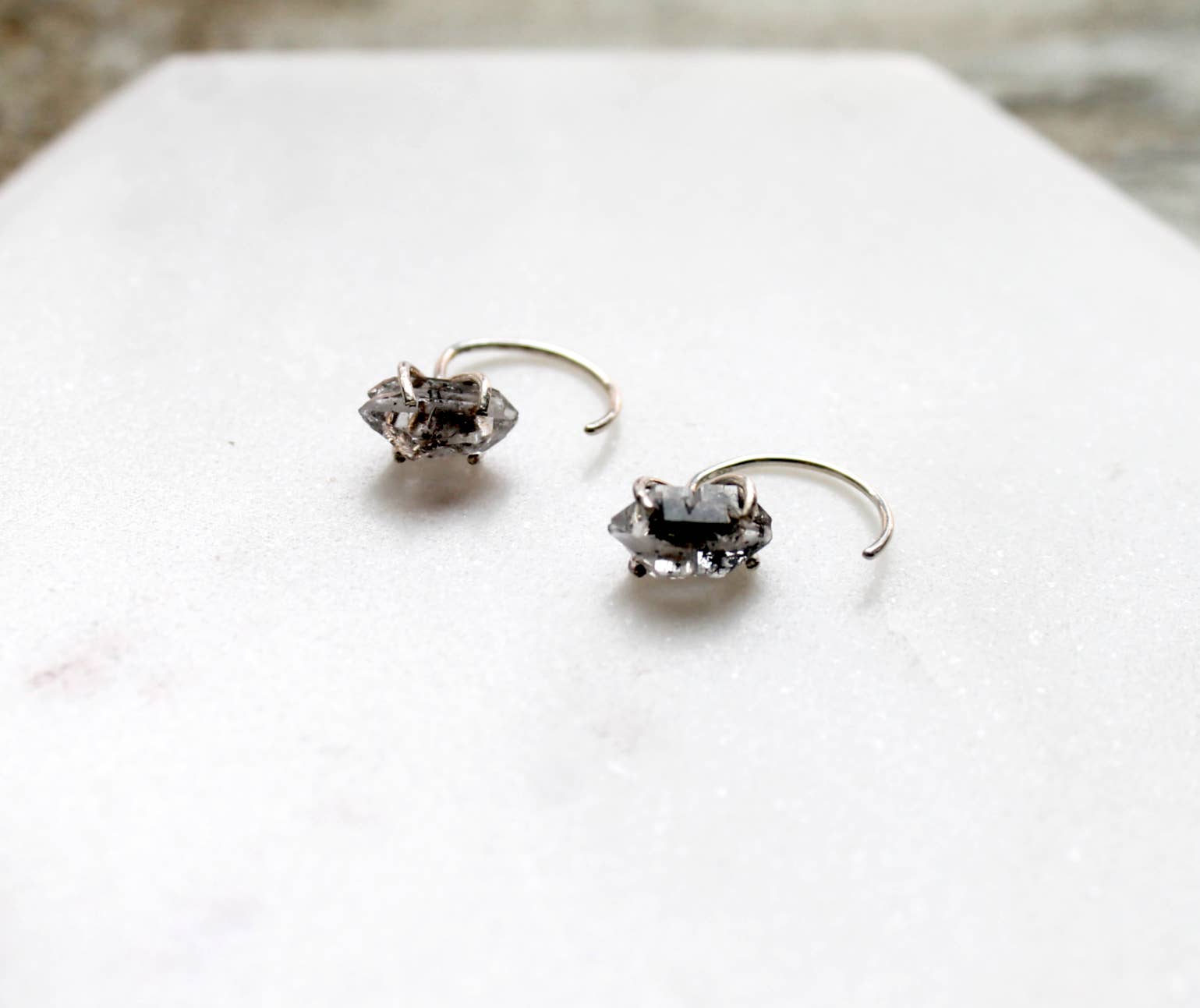 Kind Karma Company - Wholesale Stud/Post Earrings - Herkimer Diamond Quartz Studs2