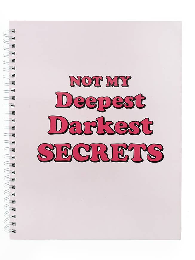 Nicht mein tiefstes Geheimnis-Notizbuch für den Großhandel von Pinky Weber