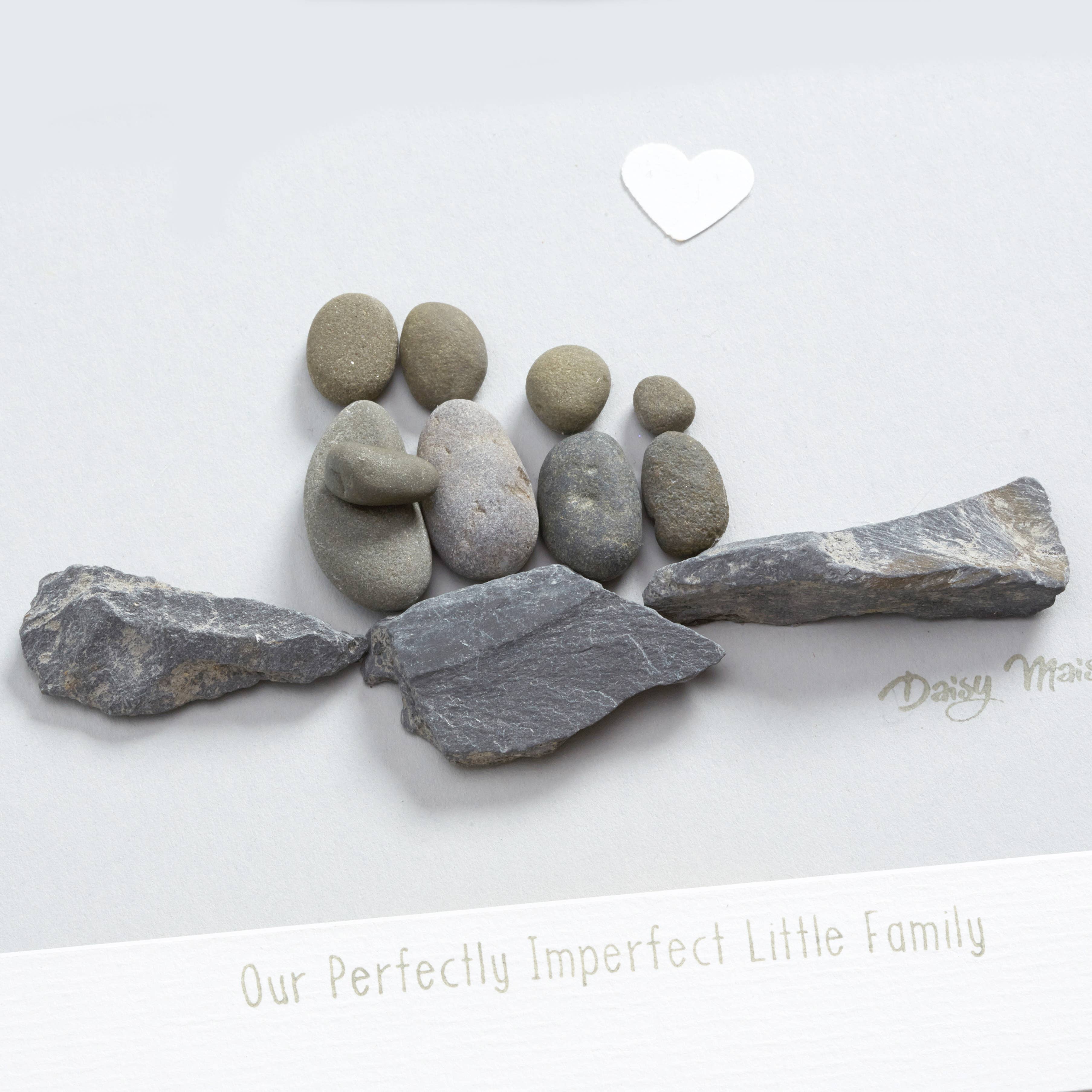 Daisy Maison - Wholesale Art Print - 60cm x 31cm Perfectly Imperfect Pebble Art1