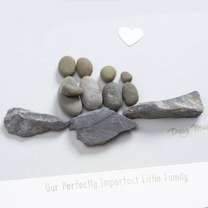 Daisy Maison - Wholesale Art Print - 60cm x 31cm Perfectly Imperfect Pebble Art1