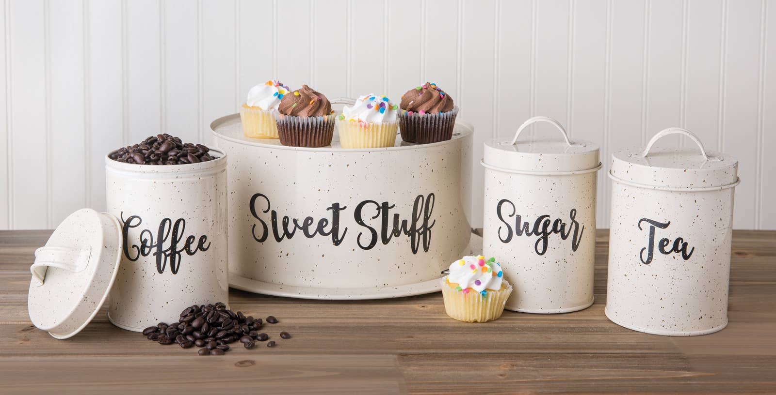 Amici Home - Wholesale Canister - 44 oz Maddox Sugar Metal Storage Canister1