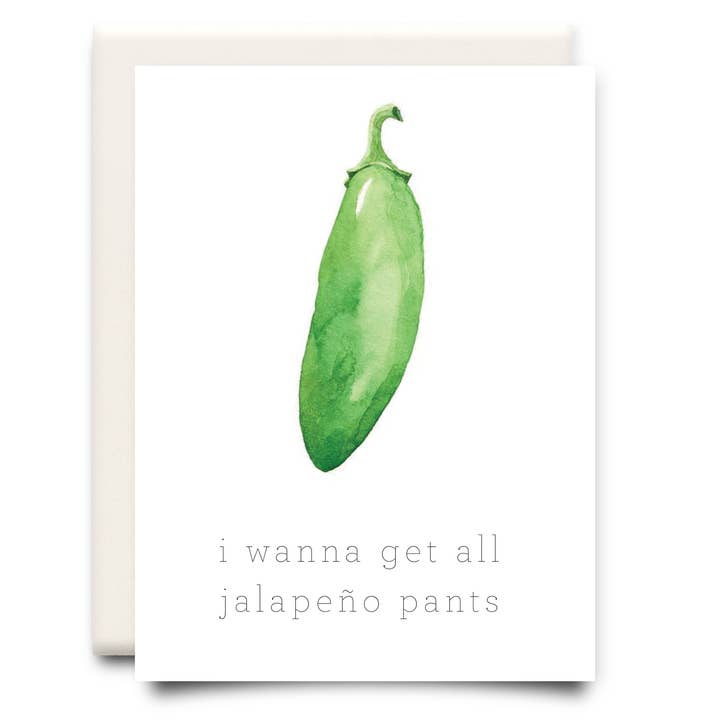 Jalapeno Pants | Love Greeting Card for wholesale by Inkwell Cards